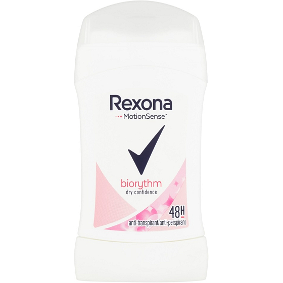 Rexona Biorythm antiperspirant dezodorant stick pre ženy 40 ml