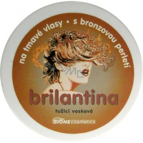 Bion Cosmetics brilantíny na tmavé vlasy s bronzovou perleťou 60 ml