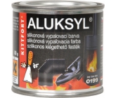 Aluksyl Silikónová vypaľovacia farba Čierna 0199 80 g