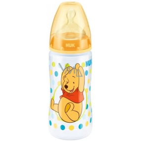 Nuk Disney First Choice fľaša plastová dojčiace 300ml silikónový cumlík 0-6 mesiacov