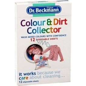 Dr. Beckmann Colour & Dirt Collector lapač farieb a špiny 10 kusov