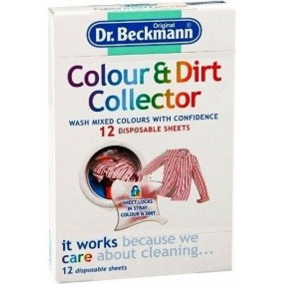 Dr. Beckmann Colour & Dirt Collector lapač farieb a špiny 10 kusov