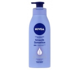 Nivea Smooth Sensation krémové telové mlieko pre suchú pokožku s pumpičkou 400 ml