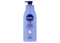 Nivea Smooth Sensation krémové telové mlieko pre suchú pokožku s pumpičkou 400 ml