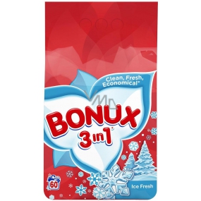 Bonux Ice Fresh 3v1 prací prášok 60 dávok 4,5 kg
