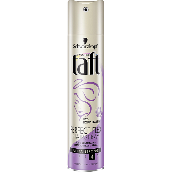 Taft Perfect Flex ultra silná fixácia a flexibilita lak na vlasy 250 ml