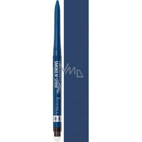 Rimmel London Exaggerate Smoke & Shine automatická vodeodolná ceruzka na oči 004 Blue Steel 0,28 g