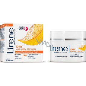 Lirene Healthy Skin + výživný vyhladzujúci krém pre suchú a veľmi suchú pleť 50 ml