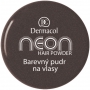 Dermacol Neon Hair Powder farebný púder na vlasy 08 Black With Glitters 2,2 g