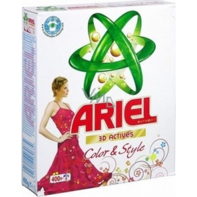 Ariel Automat 3D Actives Color & Style prací prášok na farebnú bielizeň 400 g