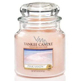 Yankee Candle Pink Sands - Ružové piesky vonná sviečka Classic strednej sklo 411 g