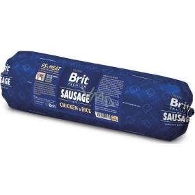 Brit Sausage with Kurča a ryža saláma pre psov 800 g