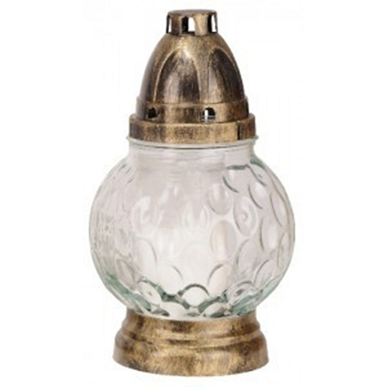 Admit Lampa sklenená Guľa číra 21 cm 26 hodín 65 g