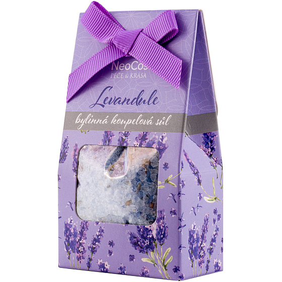 NeoCos Levanduľa bylinná soľ do kúpeľa 60 g
