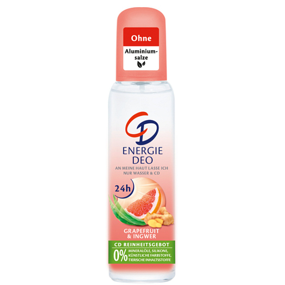 CD Grep a zázvor telový deodorant antiperspirant sklo pre ženy 75 ml