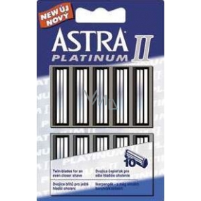 Astra Platinum II náhradné britvy 10 kusov