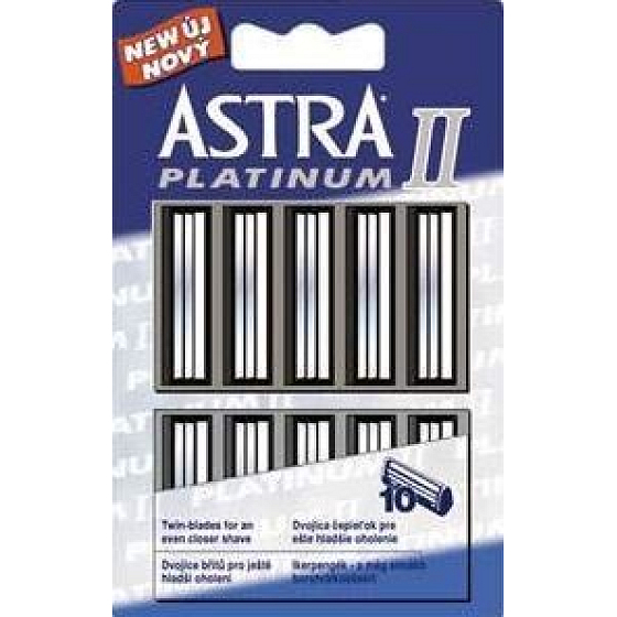 Astra Platinum II náhradné britvy 10 kusov