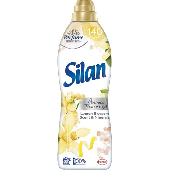 Silan Aromatherapy + Lemon Blossom Scent & Minerals koncentrovaná aviváž 32 dávok 800 ml