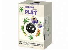 Leros Healthy Skin Konopná zmes s fialkou a lopúchom na čistenie a rozjasnenie pleti 20 x 1,5 g