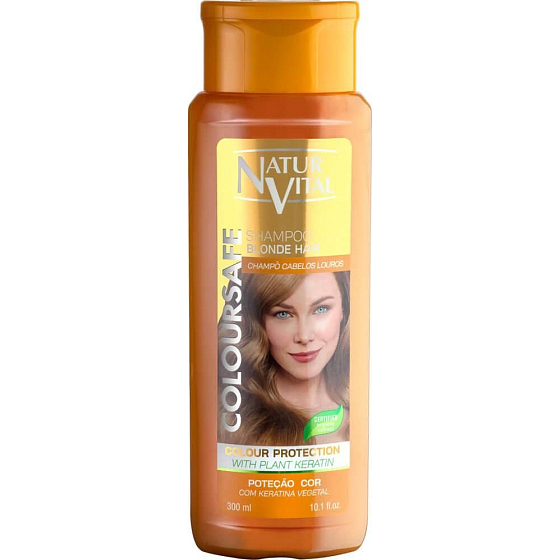 Šampón Natur Vital Coloursafe na prirodzene blond a farbené vlasy 300 ml