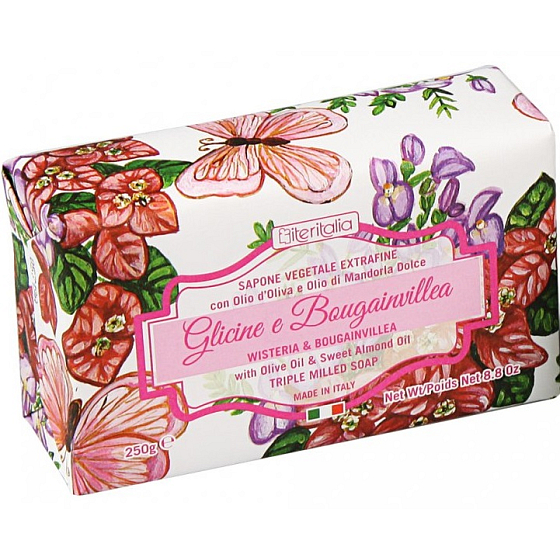 My Iteritalia Glicine e Bougainvillea Talianske toaletné mydlo 250 g