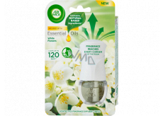 Air Wick Essential Oils White Flowers - sada elektrických osviežovačov vzduchu White Flowers 19 ml