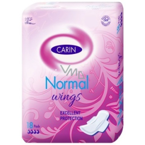 Carin Normal Wings hygienické vložky s krídlami pre normálnu menštruáciu 18 ks