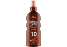 Lilien Sun Active Bronze Oil SPF10 Vodoodolný olej na opaľovanie 200 ml