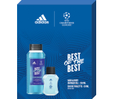 Adidas UEFA Champions League Best of The Best toaletná voda 50 ml + sprchový gél 250 ml, darčeková sada pre mužov