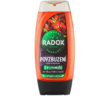 Radox Men 3v1 povzbudzujúci sprchový gél s goji a kofeínom pre mužov 225 ml