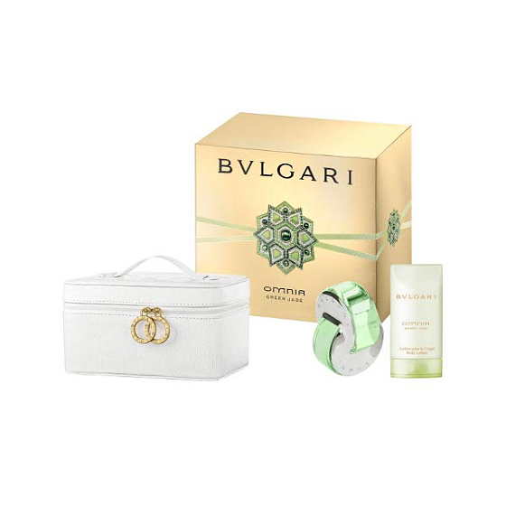 Bvlgari Omnia Jade toaletná voda 40 ml + telové mlieko 75 ml + kozmetický kufrík, darčeková sada