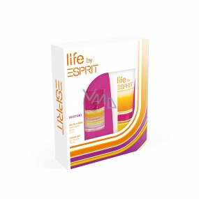 Esprit Life by toaletná voda 15 ml + sprchový gél 75 ml, pre ženy darčeková sada