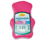 Abella Medvedík Kids kúpeľová špongia pre deti rôzne farby 12 cm 1 kus