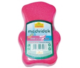 Abella Medvedík Kids kúpeľová špongia pre deti rôzne farby 12 cm 1 kus
