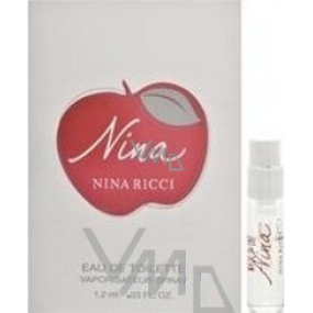 Nina Ricci Nina toaletná voda pre ženy 1,2 ml s rozprašovačom, fľaštička