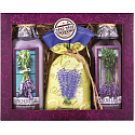 Bohemia Gifts Lavender La Provence sprchový gél 100 ml + Olejová kúpeľ 100 ml + soľ do kúpeľa 150 g, kozmetická sada