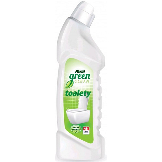 Real Green Clean Toalety gélový prostriedok na toalety a kúpeľne 750 g
