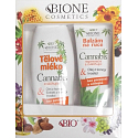 Bion Cosmetics Cannabis telové mlieko 500 ml + balzam na ruky 200 ml, kozmetická sada