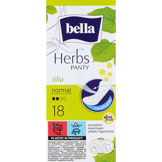 Bella Herbs Tilia hygienické aromatizované slipové vložky 18 kusov