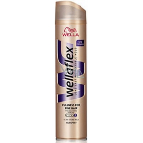 Wella Wellaflex Fullness ultra silné spevnenie lak na vlasy pre jemné vlasy 250 ml