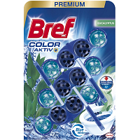 Bref Blue Aktív Eucalyptus, WC guličky, 3 × 50 g