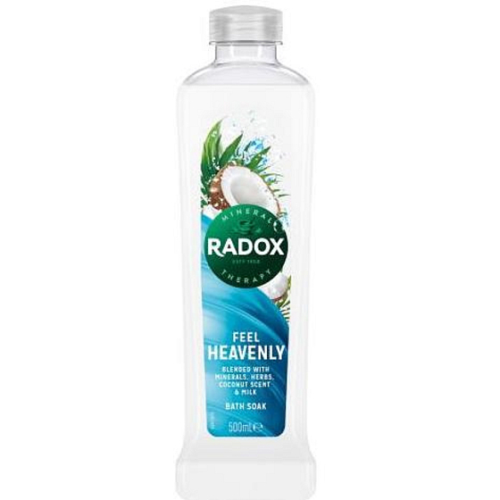 Radox Feel Heavenly Kokosové mlieko starajúca sprchová aj holiace pena, intenzívna hydratácia, dlhotrvajúci aróma 500 ml