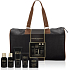 Baylis & Harding Men Čierne korenie a Ženšen sprchový gél 200 ml + toaletné mydlo 150 g + 2v1 šampón a sprchový gél 100 ml + telové mlieko 100 ml + balzam po holení 50 ml + cestovná taška, kozmetická sada pre mužov