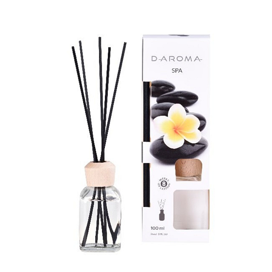 D-Aroma - Aroma Spa - Kúpele aroma difuzér s tyčinkami pre postupné uvoľňovanie vône 100 ml