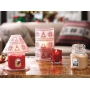 Yankee Candle Red Nordic Frosted Glass svietnik na sklo 19,5 x 12 cm