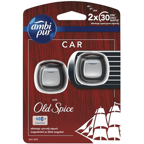 Ambi Pur Car Old Spice osviežovač vzduchu do auta 2 x 2 ml