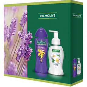 Palmolive Aroma Sensations So Relaxed sprchový gél 250 ml + Magic Softness Jasmine tekuté mydlo dávkovač 250 ml, kozmetická sada