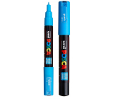 Posca Univerzálny akrylátový popisovač 0,7 - 1 mm Svetlomodrá PC-1M