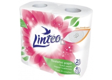 Linteo Care & Comfort toaletný papier biely 150 ks 2-vrstvový 17 m, 4 ks