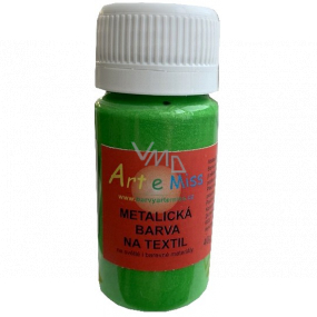 Art e Miss Metalická farba na textil 38 Pea 40 g